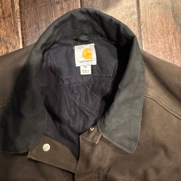Vtg Carhartt Men’s J285 Sandstone Ridge Coat Brown Great Condition
Size 2XL Y2K - Picture 4 of 14